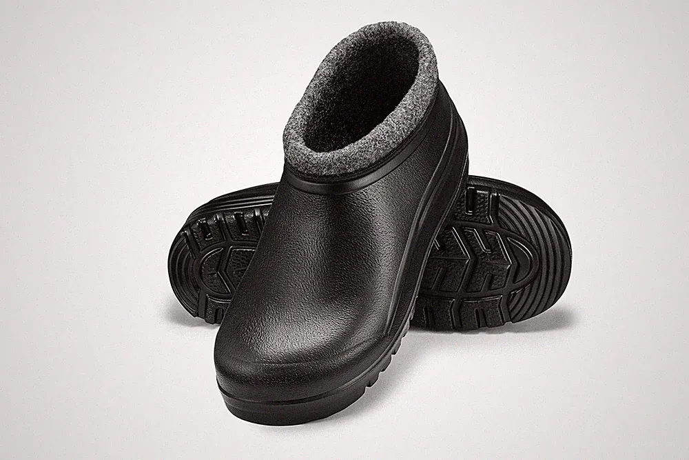 Gummistiefel Gefüttert Herren Clogs Regenstiefel Herren Winter Warm Gefütter...