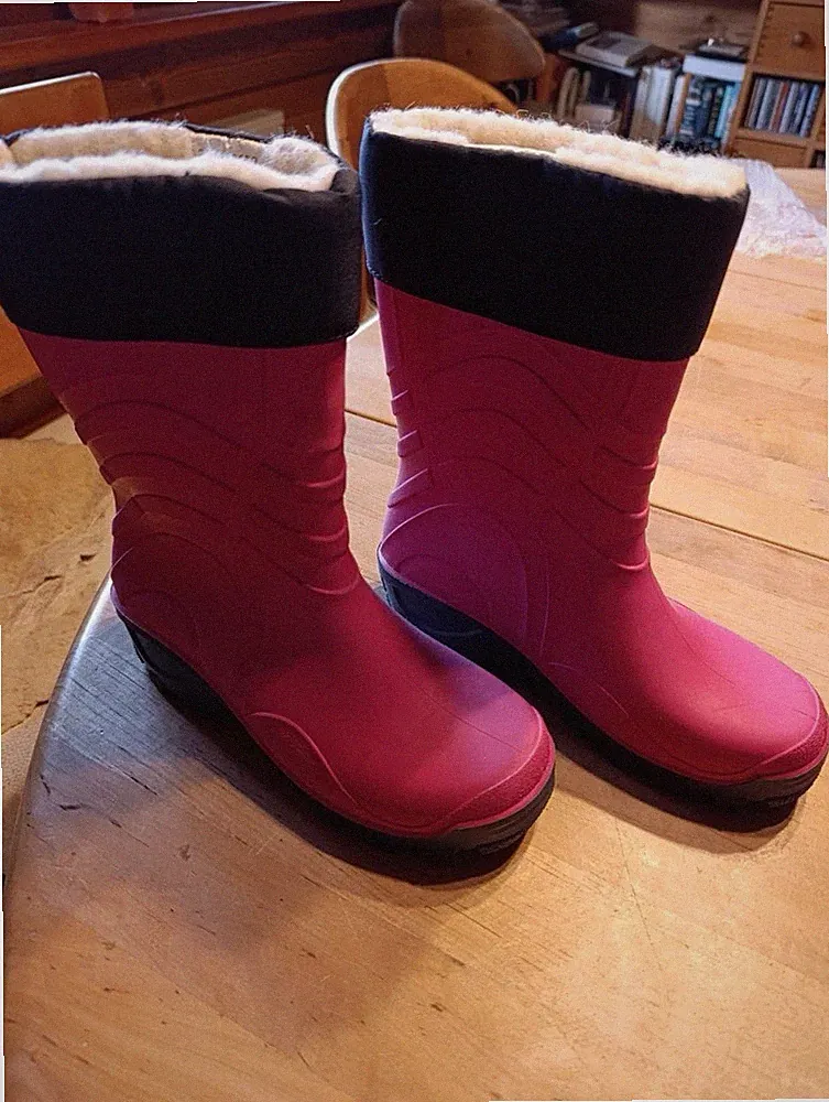 Gummistiefel Girl Mädchen Gr 34 pink Thermostiefel Winterstiefel Stiefel Regen