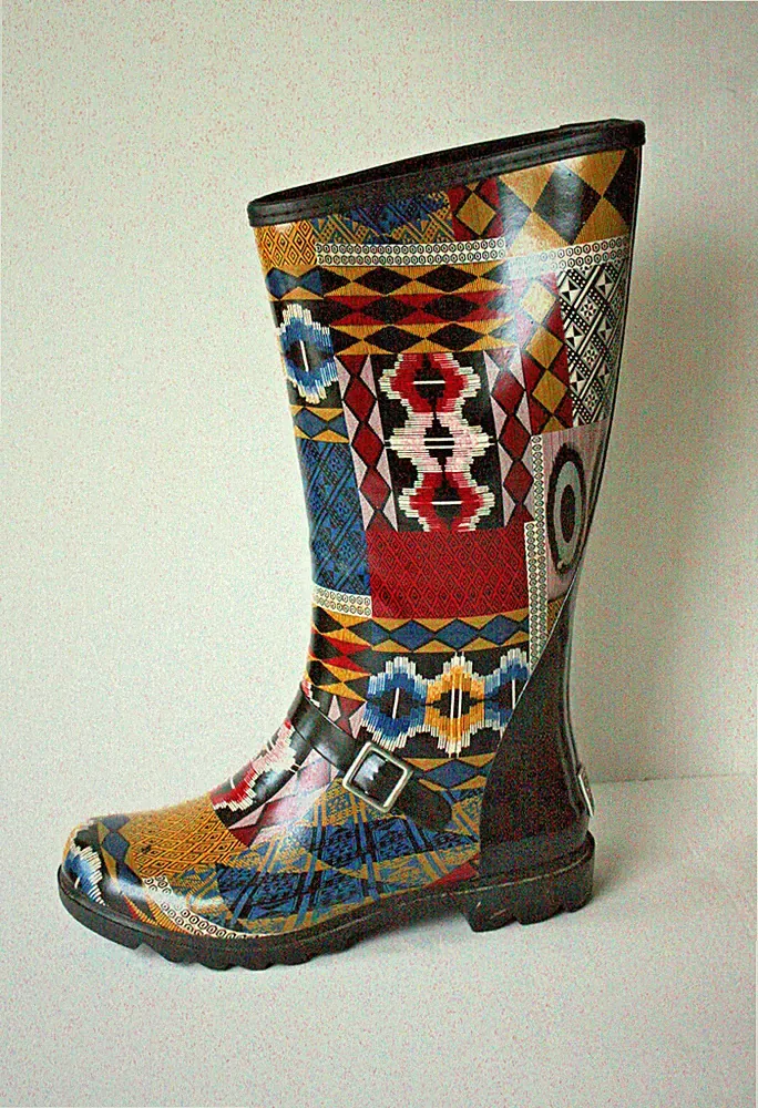 Gummistiefel GIUSEPPO Gr. 37 Mehrfarbig Rubberboots GUMMI-STIEFEL Regenstiefel