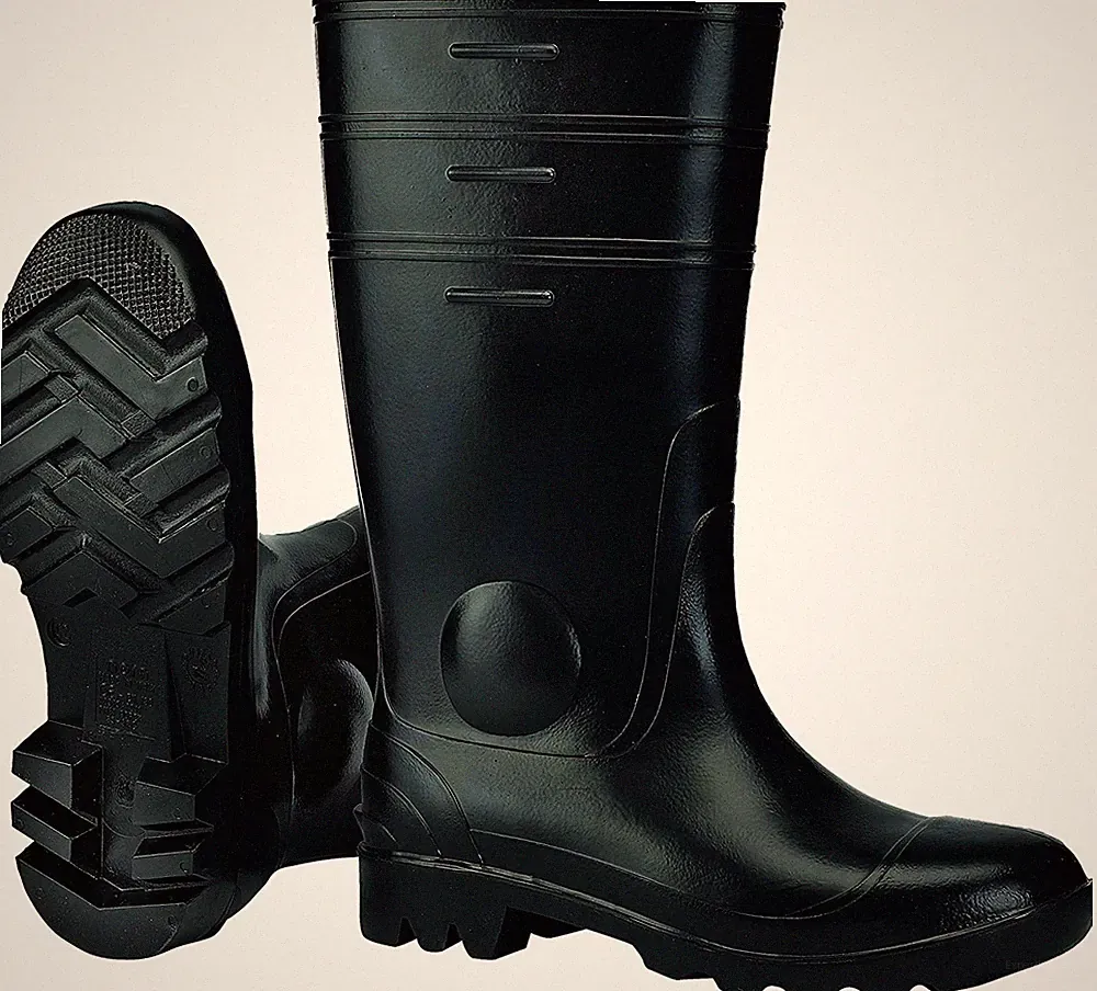 Gummistiefel Gorex schwarz Freizeit-Stiefel Berufsstiefel Knöchelschutz