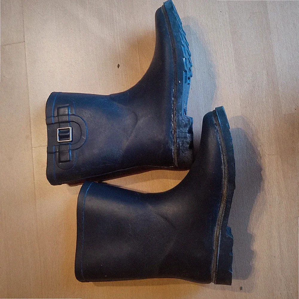 Gummistiefel Gr.35 grau halbhoch