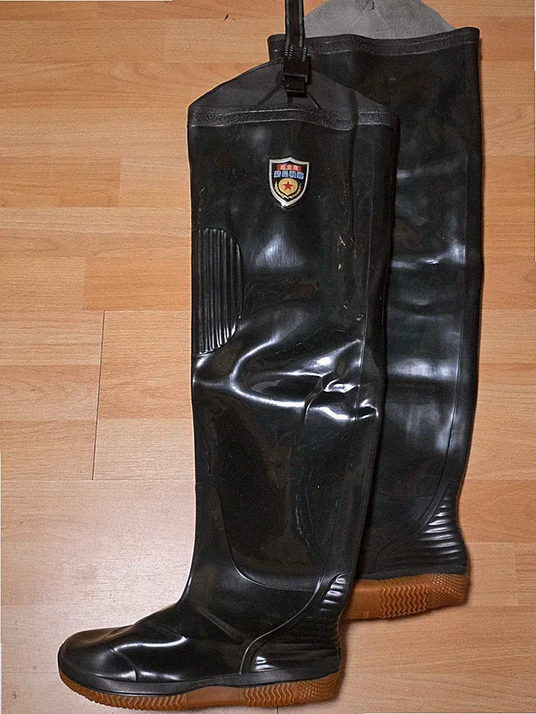 Gummistiefel GR. 42 PVC Waders Grün 70cm