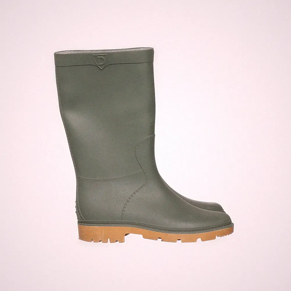 Gummistiefel, Größe: 35 1/2, Grün/Braun, Unisex (Erwachsene) #tey