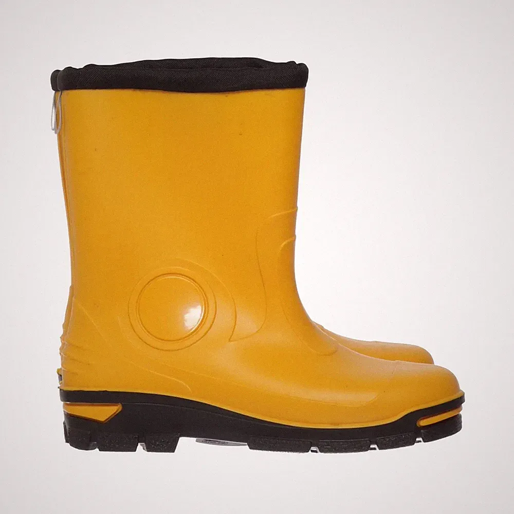 Gummistiefel, Größe: 35, Gelb/Schwarz, Unisex (Erwachsene) #FeF