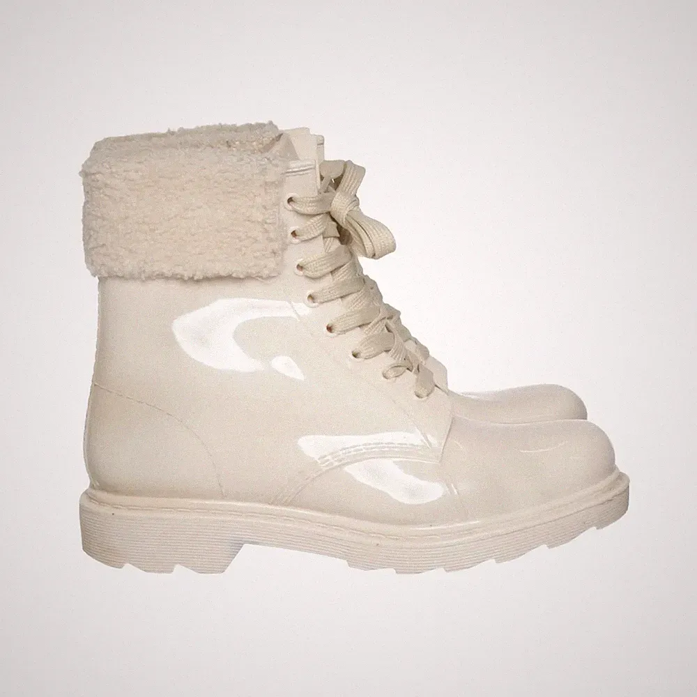 Gummistiefel, Größe: 37 1/2, Beige, Damen #L3l