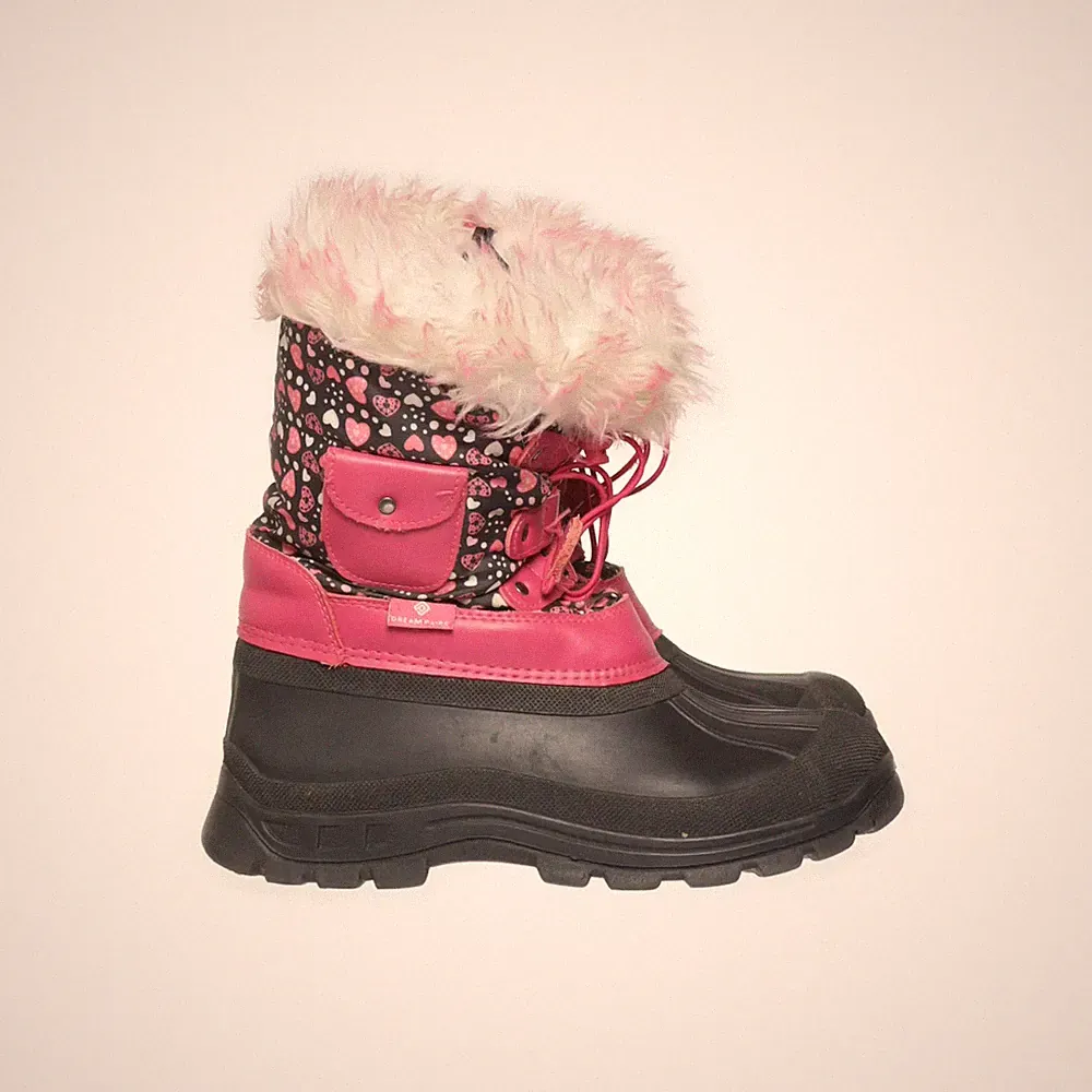 Gummistiefel, Größe: 37 1/2, Schwarz/Pink/Mehrfarbig, Damen #8xl