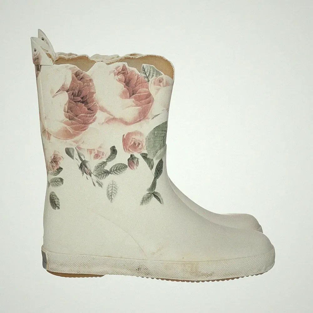 Gummistiefel, Größe: 37, Weiß/Mehrfarbig, Damen #eR1