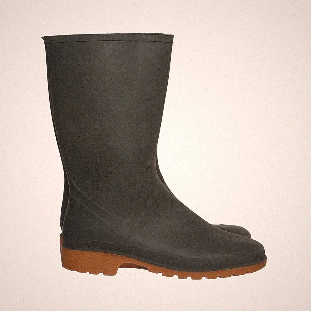 Gummistiefel, Größe: 38, Grau, Leder, Damen #nzl