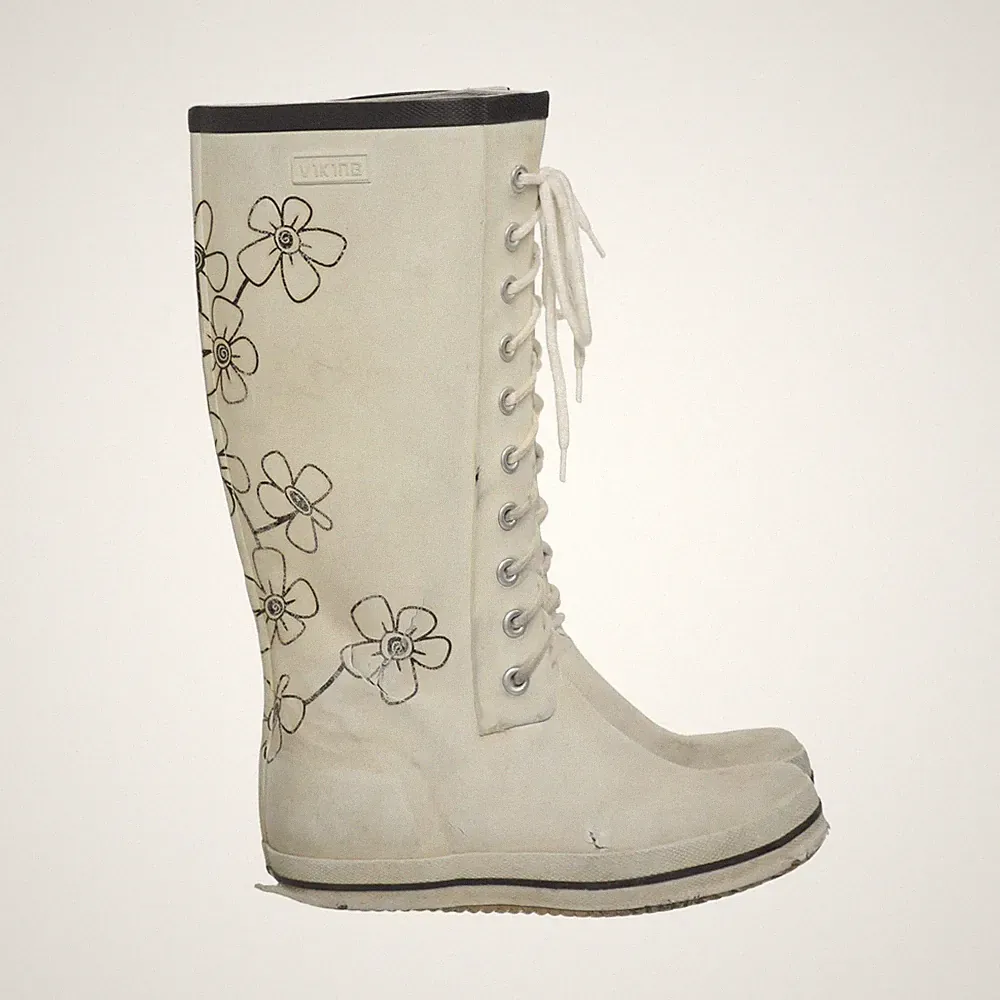 Gummistiefel, Größe: 39, Beige, Damen #qQb