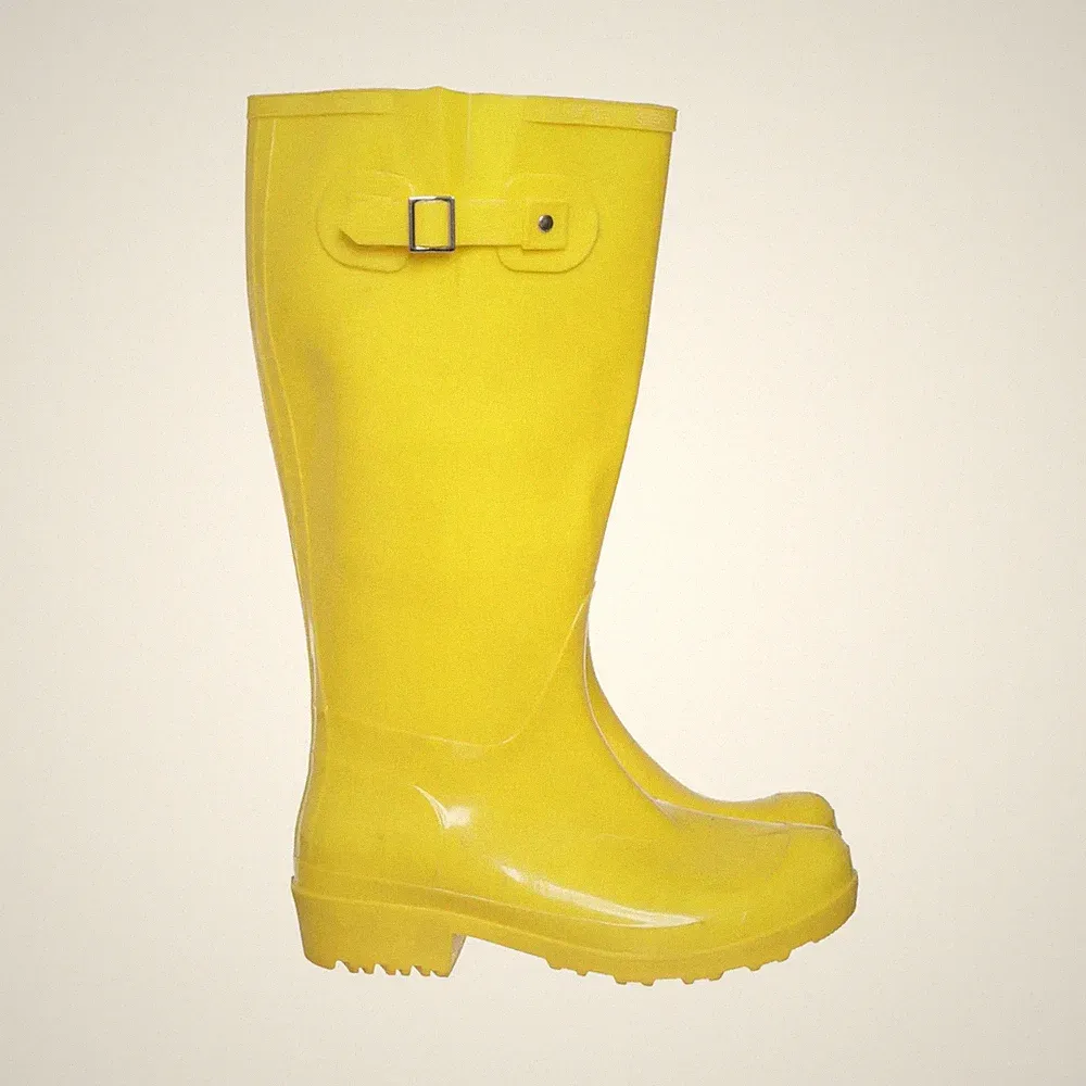 Gummistiefel, Größe: 39, model: wide wellies, Gelb, Damen #mvY