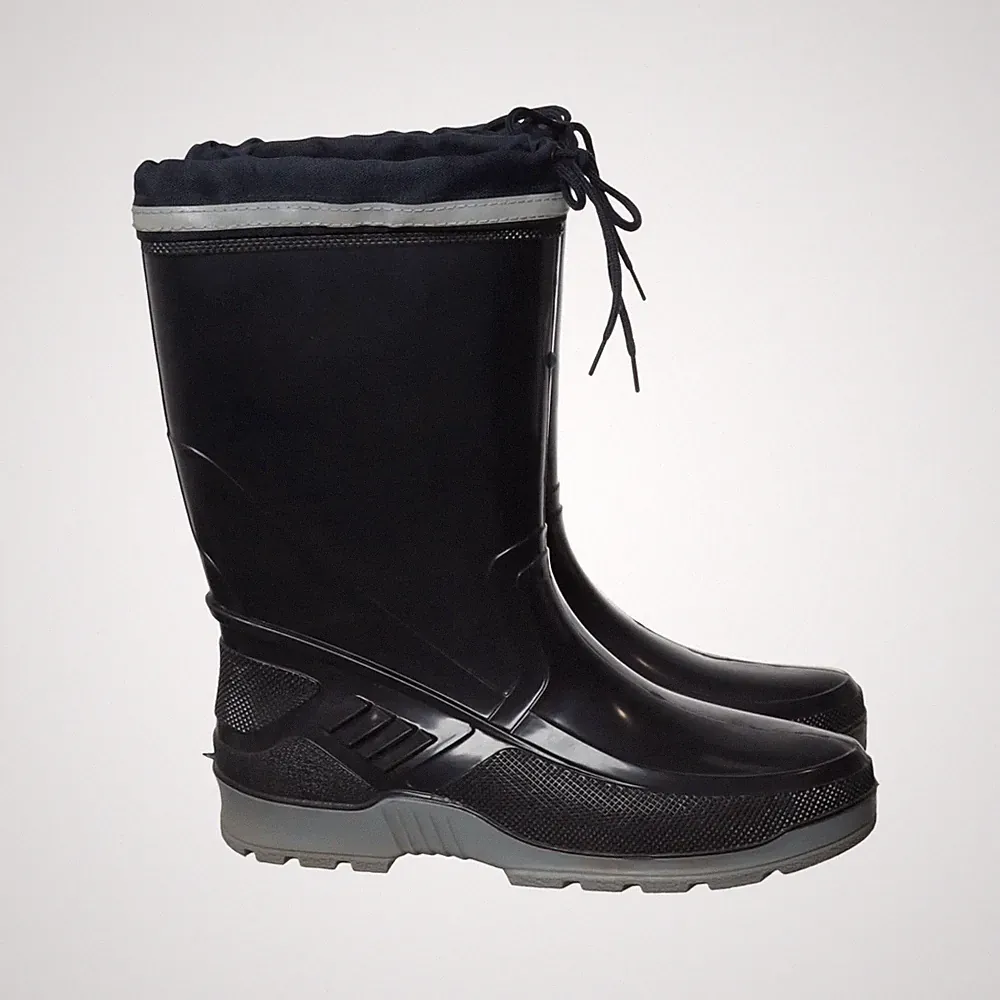 Gummistiefel, Größe: 41, Blau/Grau, Leder, Herren #35p