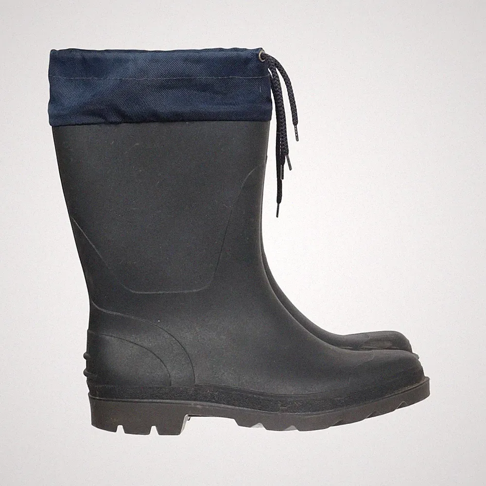 Gummistiefel, Größe: 42, Schwarz/Blau, Damen #vNT