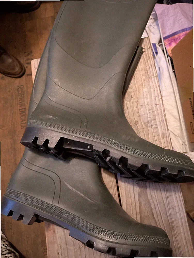 Gummistiefel Größe 45 grün