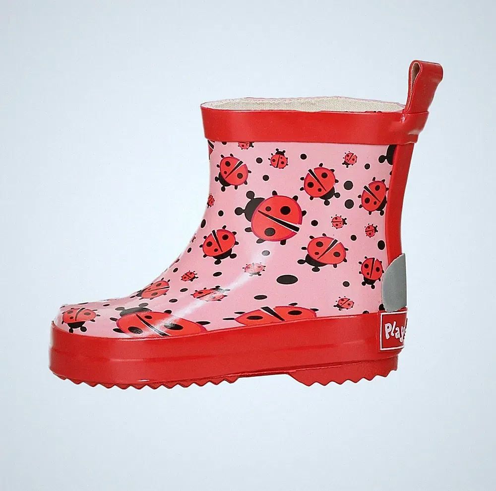 Gummistiefel Halbschaft Marienkäfer
