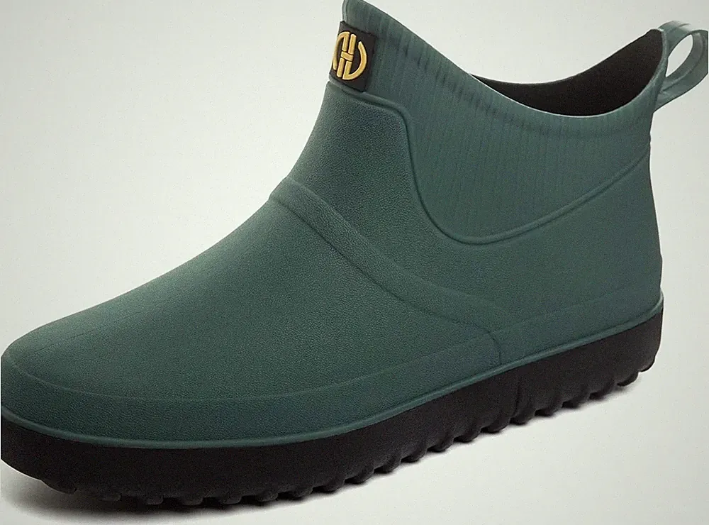 Gummistiefel Herren Damen Kurzschaft Grün 42