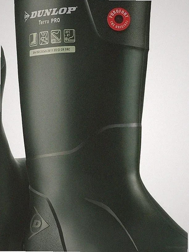 Gummistiefel Herren Dunlop, Grösse 43, mit Stahlkappe, Neu und Ungetragen