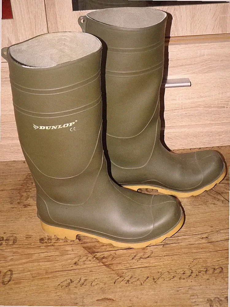 dunlop gummistiefel herren grün