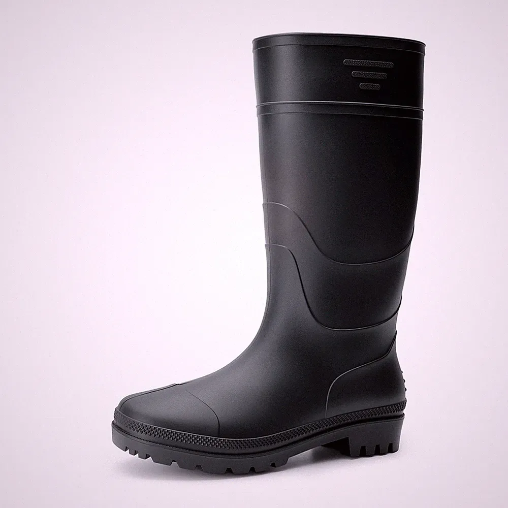 Gummistiefel Herren Halbhoch Arbeitsschuhe Wasserdicht Regenstiefel für Garte...
