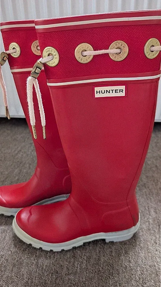Gummistiefel Hunter Thurlestone Gr. 38 Rot