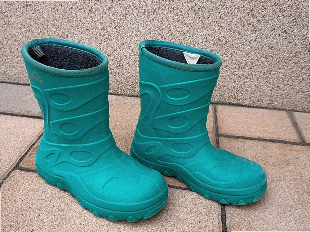 Gummistiefel Junge Mädchen Größe 34 Gefüttert Mit Fleece Sehr Guter Zustand