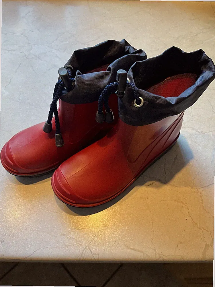 Gummistiefel Jungen Mädchen Kurzschaft Größe 30 ROT