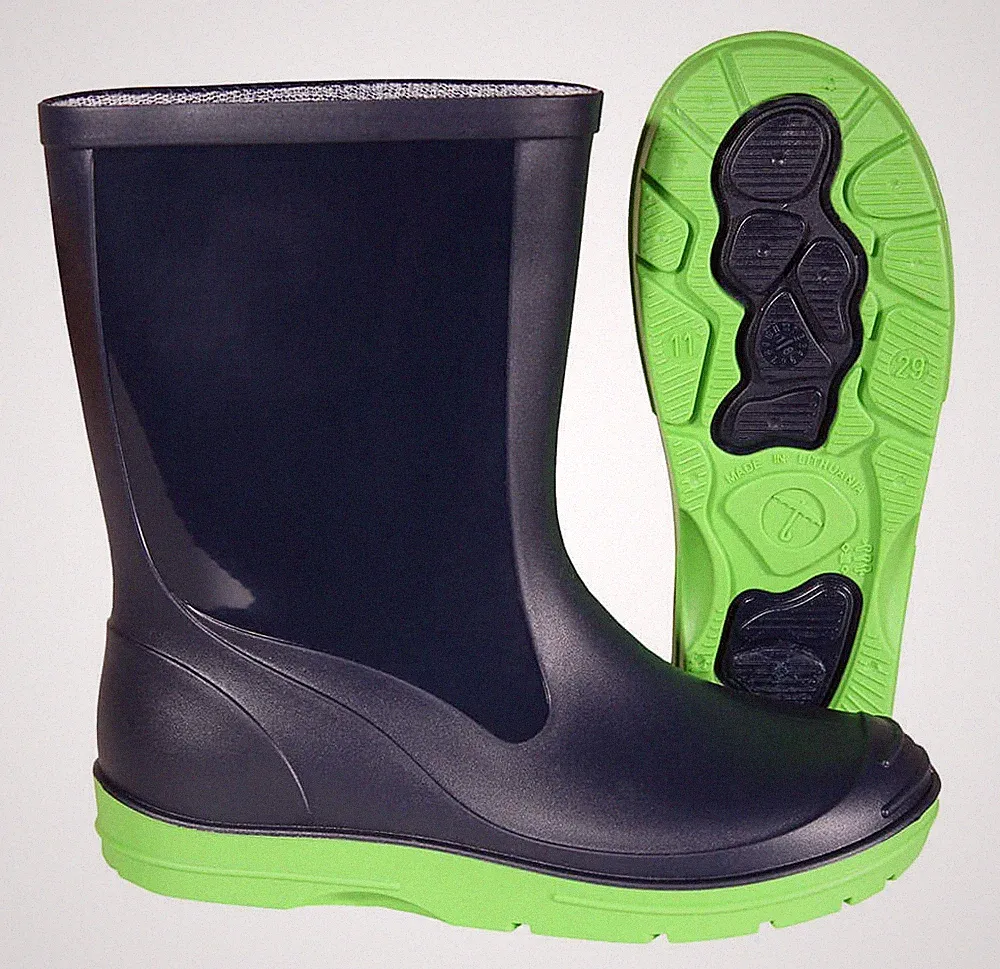 Gummistiefel Kinder, Basic, PVC, dunkelblau, Größe 21 - Größe 35