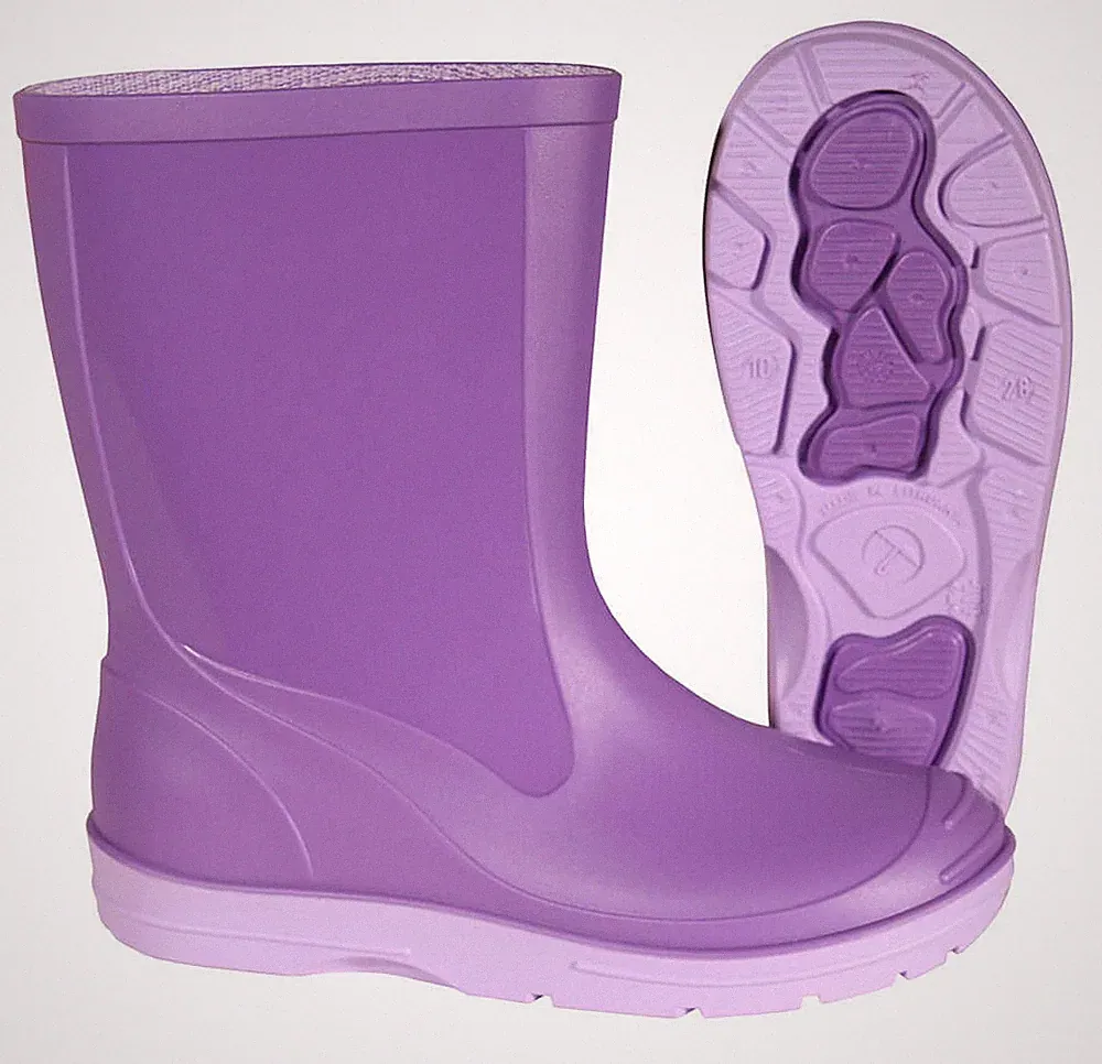 Gummistiefel Kinder, Basic, PVC, lila, Größe 21 - Größe 35