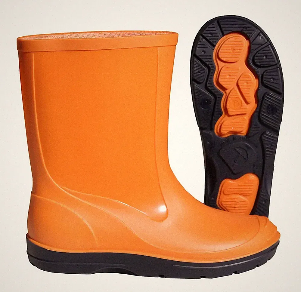 Orange Gummistiefel