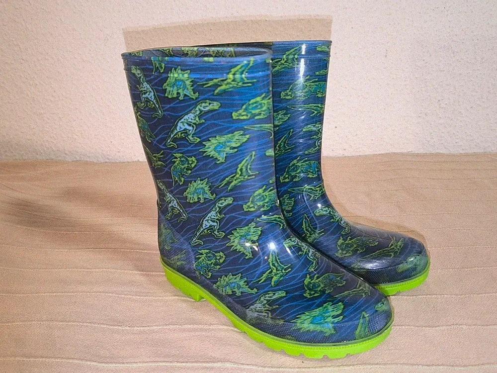 Gummistiefel Kinder Größe 35 Dinos Blau