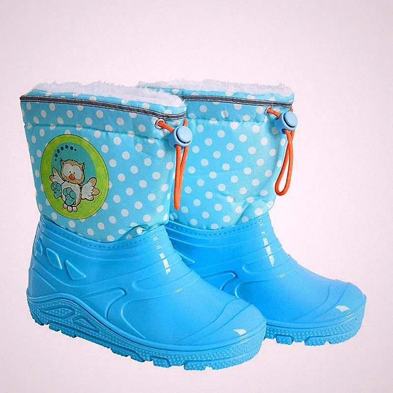 Gummistiefel Kinder Stiefel Regenstiefel Nici Thermostiefel Unisex Türkis Eule