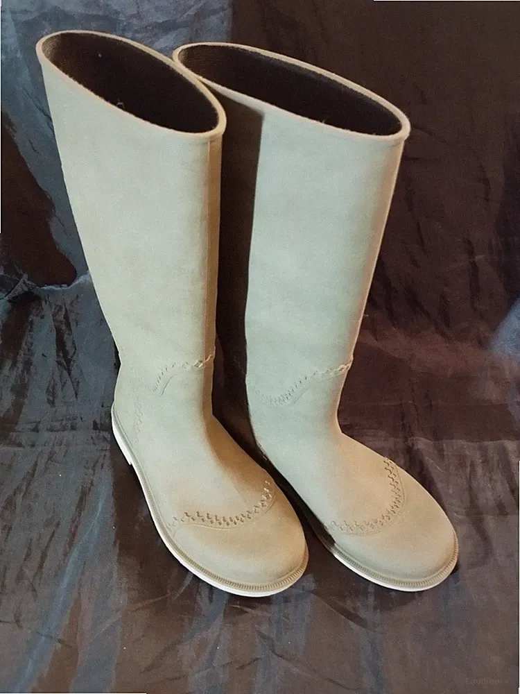 Gummistiefel mit Absatz High Heels Boots Stiefel Gr. 36/37