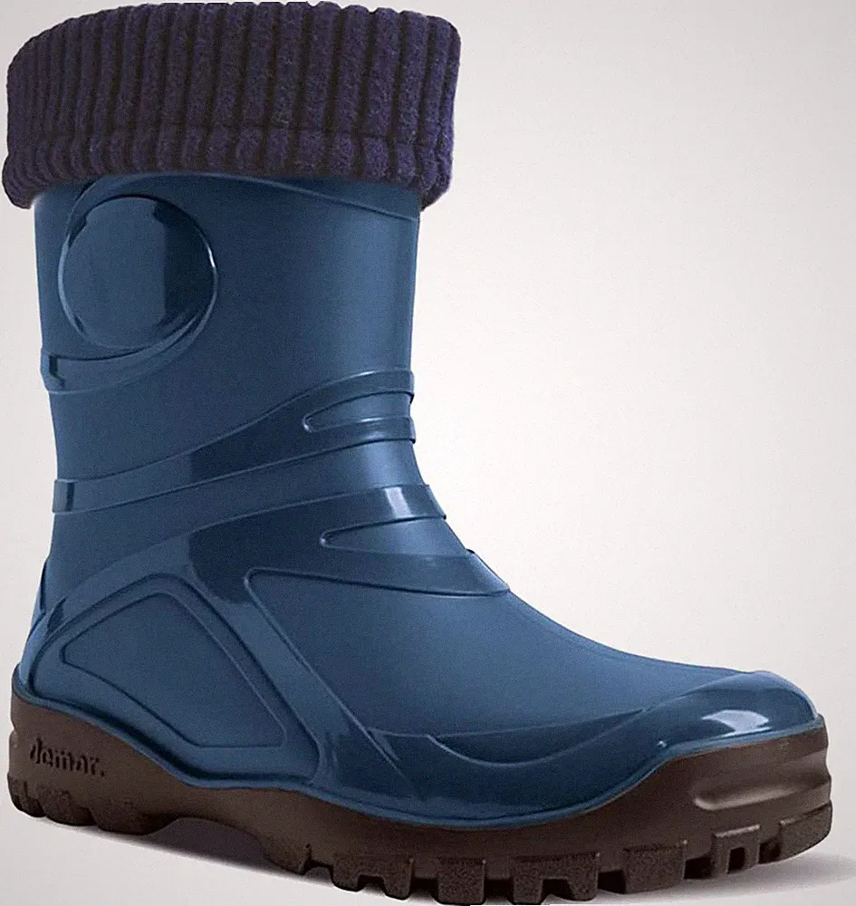Gummistiefel mit Wolle gefüttert Young FUR2 42, dunkelblau
