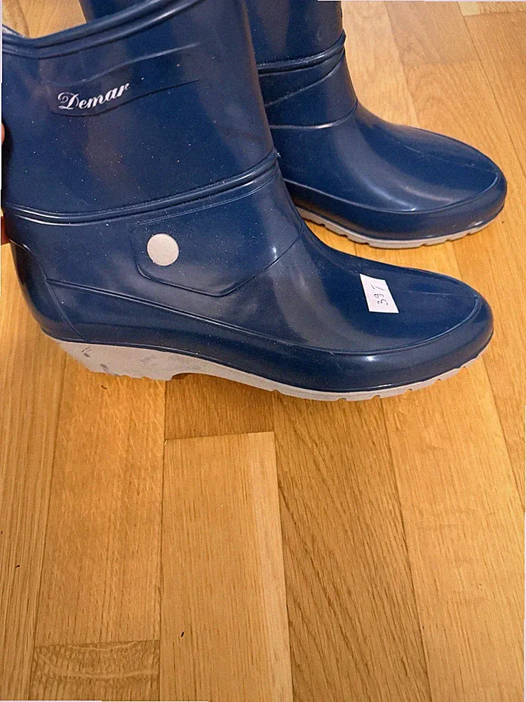 Gummistiefel Neu In Größe 38 Damen, Dunkelblau Gummistiefel