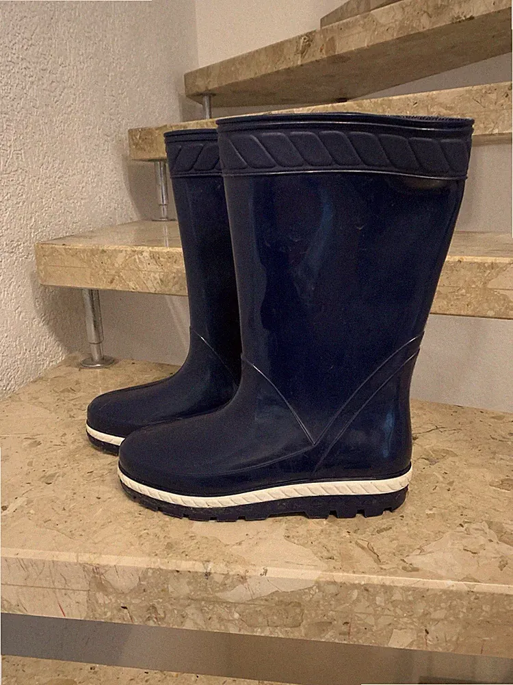 Gummistiefel/Regenstiefel Damen/Kinder Blau Gr. 39 Top Zustand