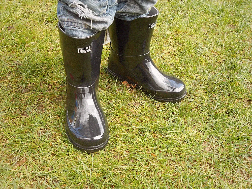 Gummistiefel Regenstiefel Mädchen Gr. 31-35 Schwarz Kinderstiefel Stiefel NEU!!