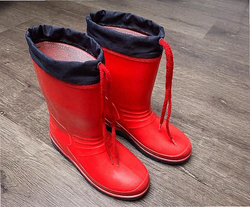 Gummistiefel - rot - Jungen Mädchen neutral - ungefüttert - Gr. 35