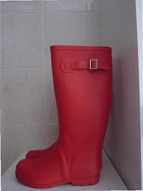 gummistiefel damen rot