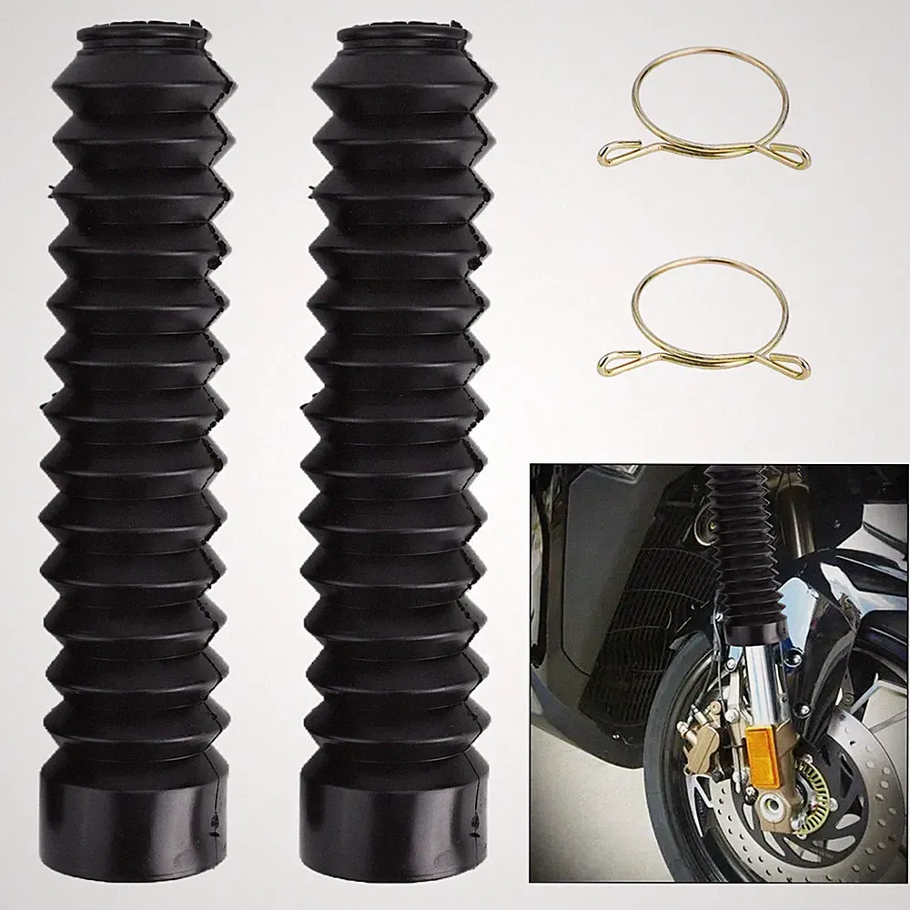 Gummistiefel Staubkappe 2 * Gabelbalg f��r Offroad Motorrad Gabelsimmerring Schi