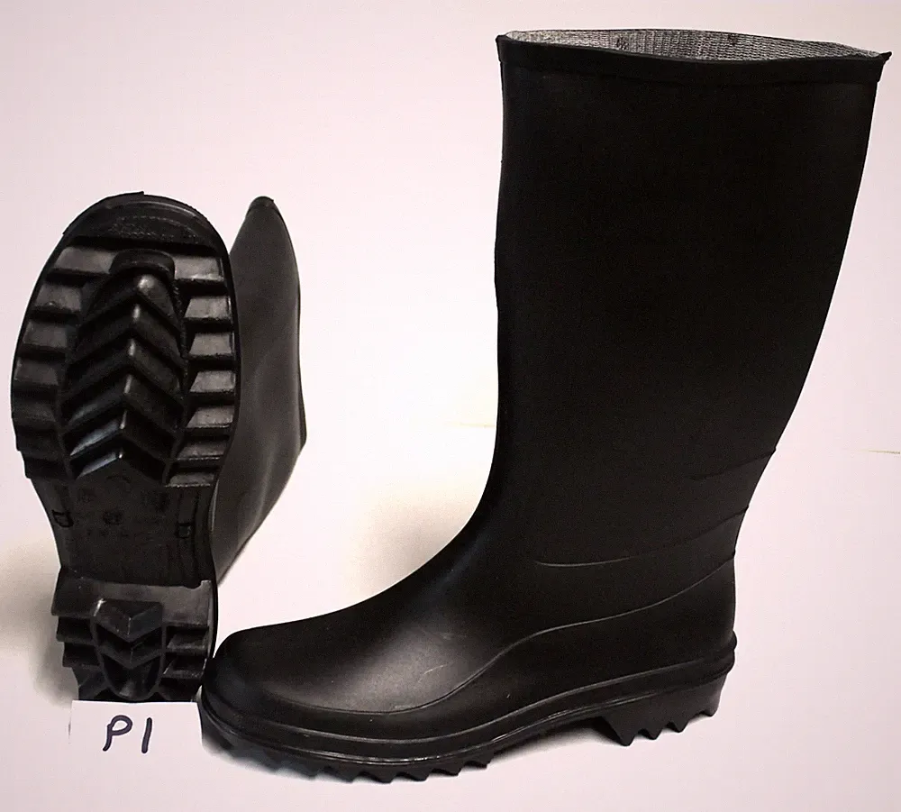 Gummistiefel Stiefel Arbeitsstiefel Regenstiefel Gartenstiefel Gr 42 Schwarz