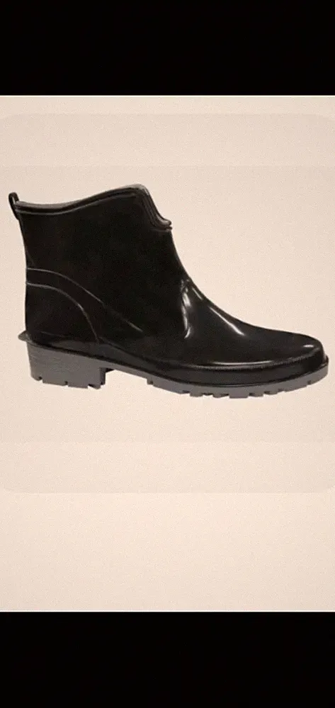 Gummistiefel Stiefeletten schwarz 42 NEU Damen