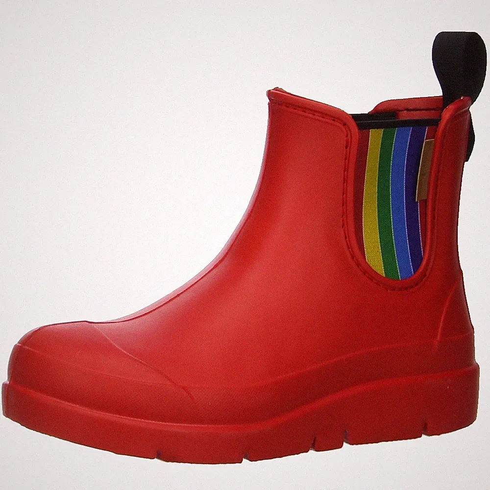 Gummistiefel von Fischer Markenschuhe in Rot