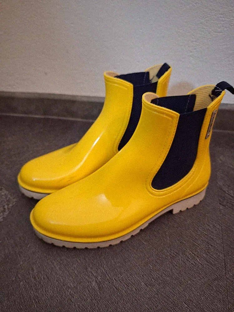 Gummistiefel von Tom Brook,.Größe 38, gelb, in gutem Zustand