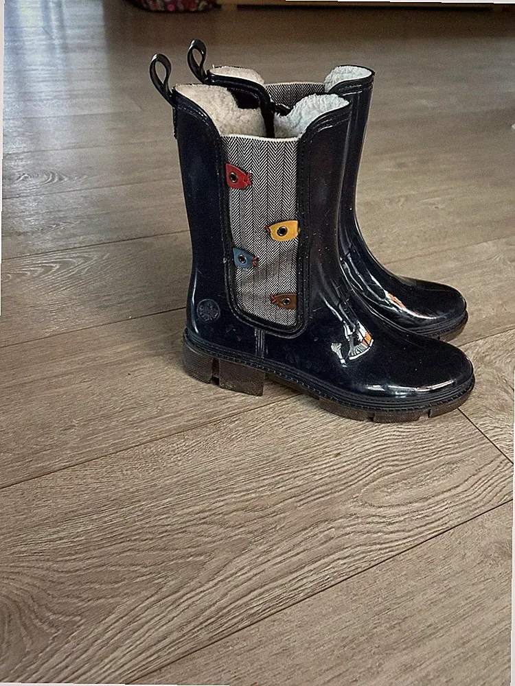 Gummistiefel Wetterstiefel von Rieker gefüttert 38