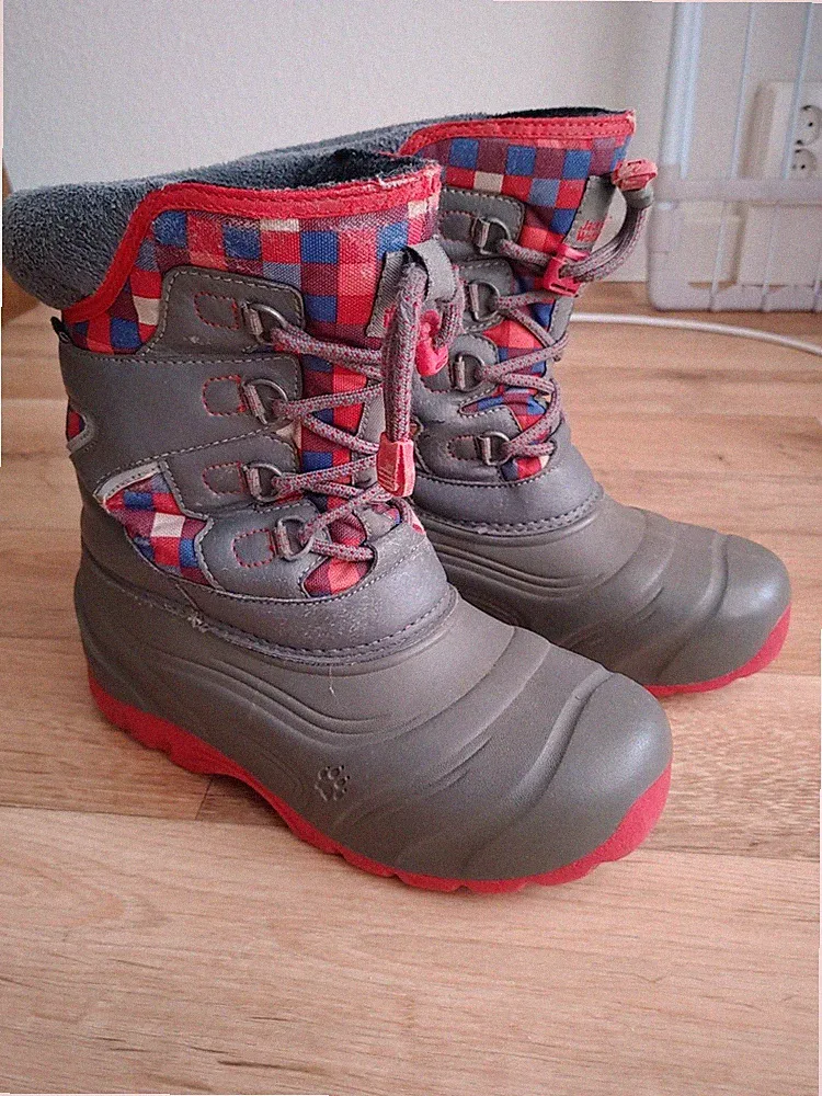 gummistiefel Winterstiefel 36 mädchen Jack Wolfskin grau