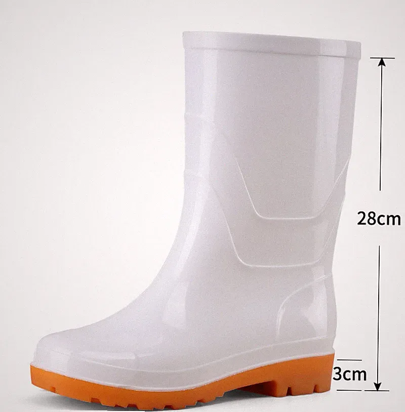Gummistiefeletten Damen Herren Gummistiefel Garten Regenstiefel kurz mittelhoch