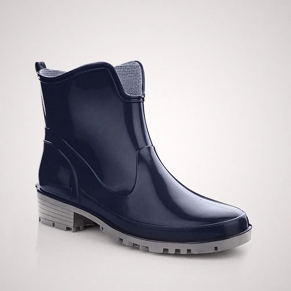 Gummistiefeletten kurze Gummistiefel Elke 40, Dunkelblau