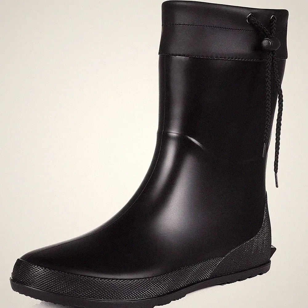 H Damen Regenstiefel Wasserdicht Mode Leicht Rutschfest Garten Outdoor Schuhe