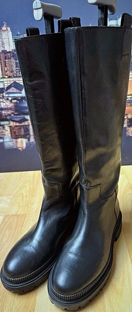 H&M Damen Stiefel schwarz Größe 41