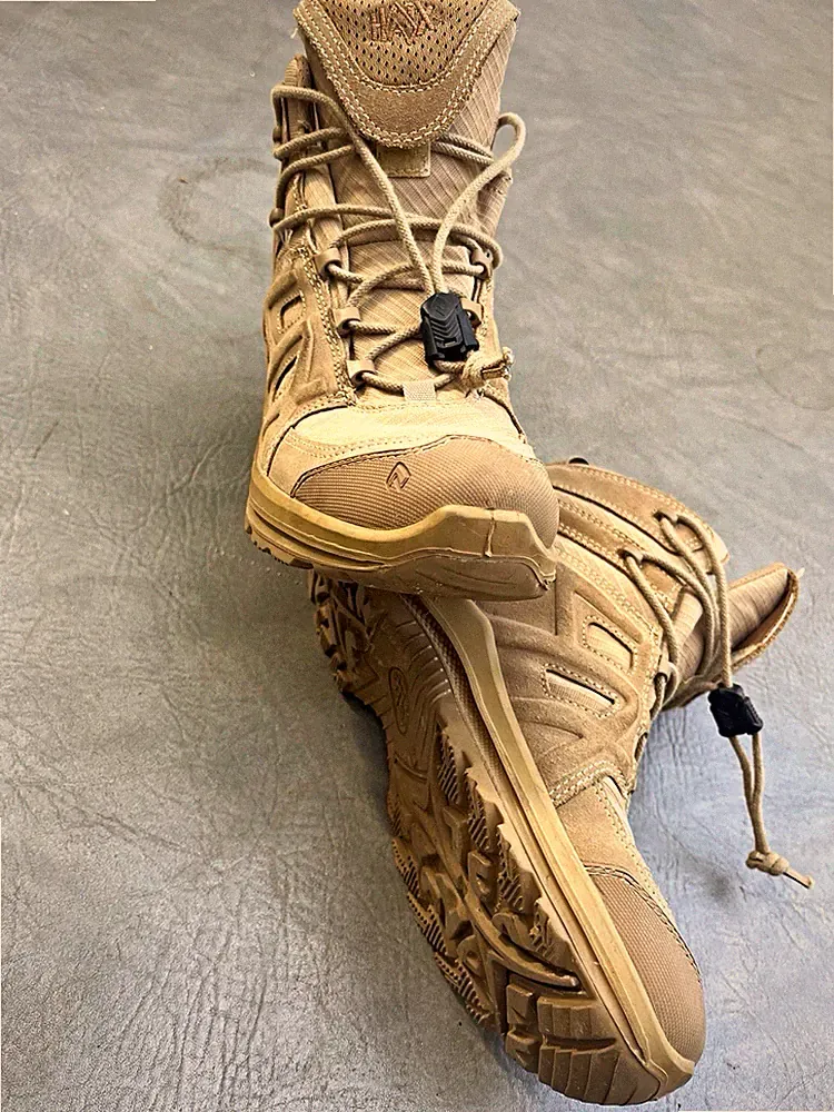 HAIX Tactical Kampf-Stiefel beige EU 37 knöchelhoch Schnürung rutschfest