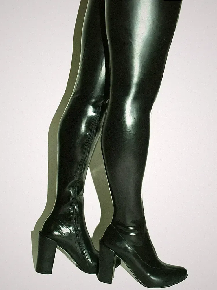 Over-Knee Gummistiefel Damen